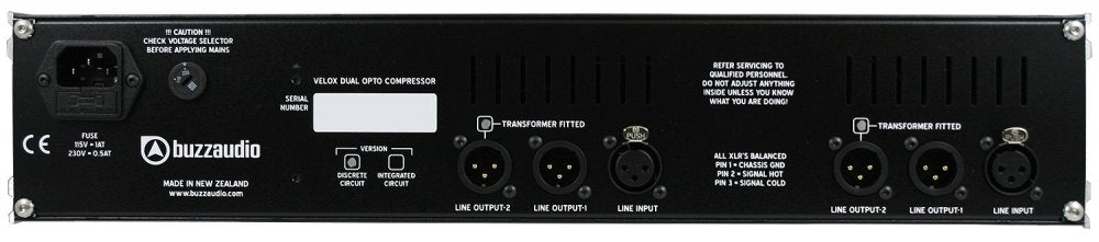 Buzz Audio Velox-IC-BLK