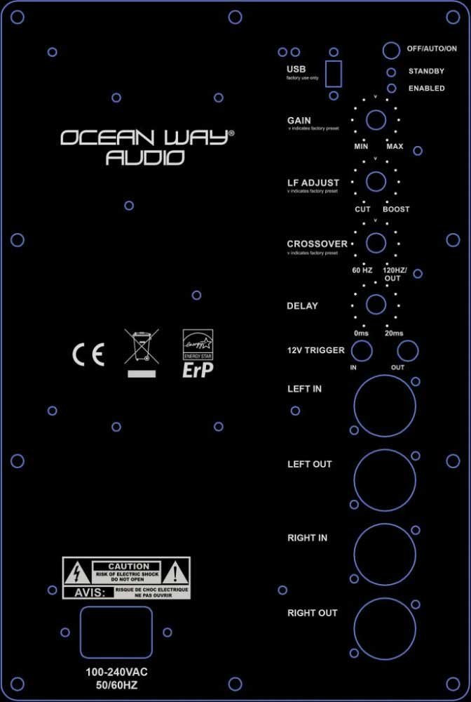 Ocean Way Audio S12A MKIII Sub Bass