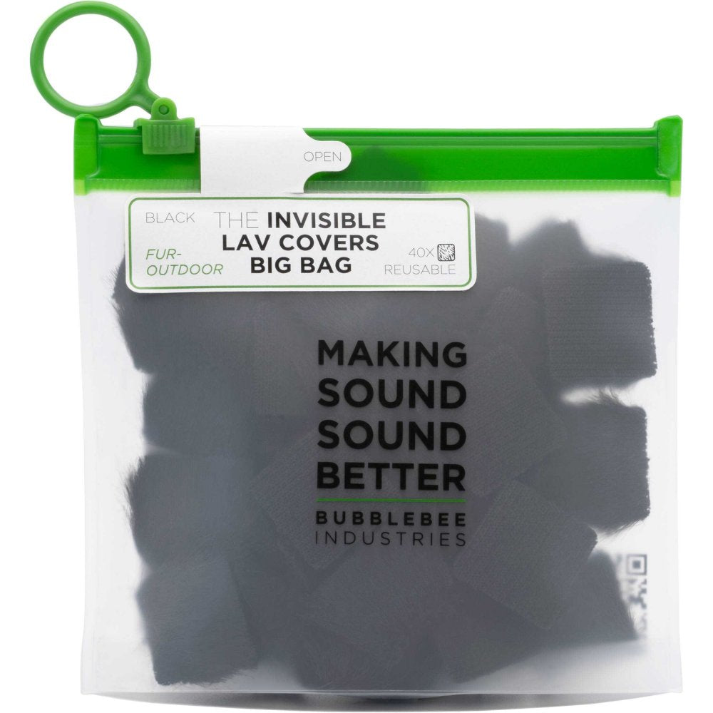 Bubblebee Industries The Invisible LAV Covers Big Bag (Fur Outdoor, Black)