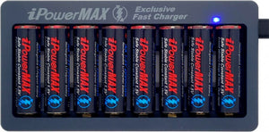 iPowerUS AAUC8 8-Bay Fast Smart Charger for AA3610 Batteries