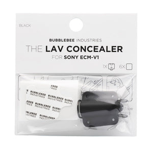Bubblebee Industries The Lav Concealer for Sony ECM-V1 (Single, Black)