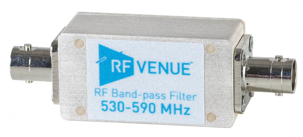 RF VENUE Band Pass Filter (530-590 MH)