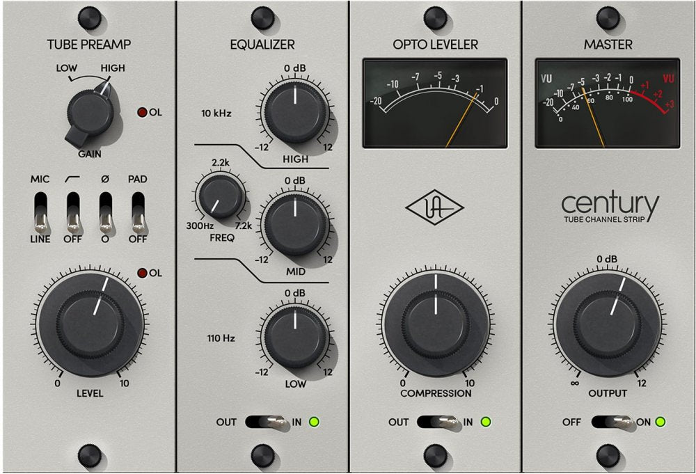 Universal Audio UAD Century Tube Channel Strip