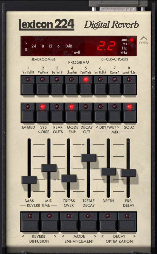 Universal Audio UAD Lexicon 224 Digital Reverb