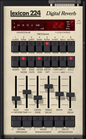 Universal Audio UAD Lexicon 224 Digital Reverb