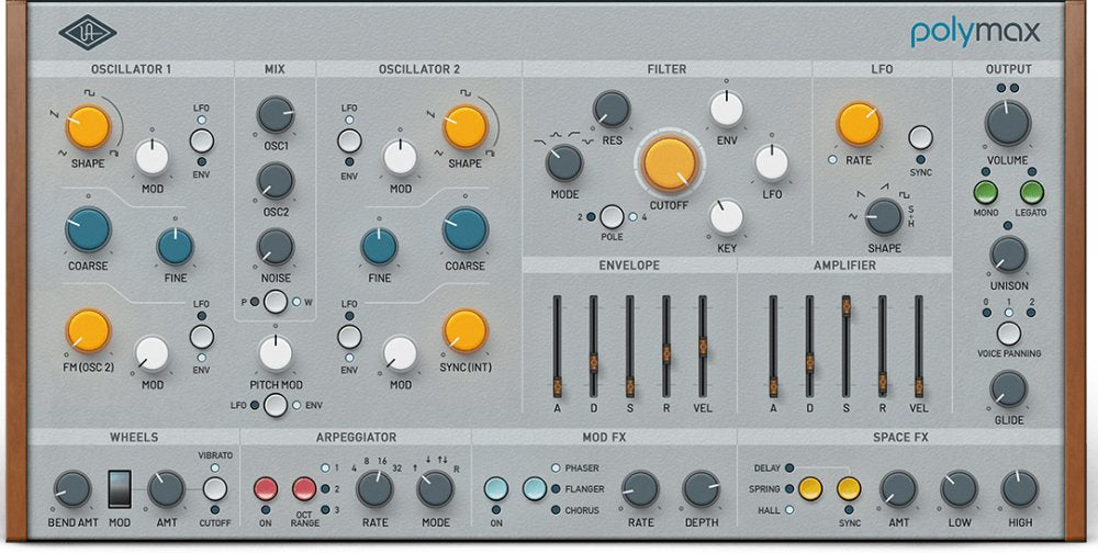 Universal Audio LUNA PolyMAX Synth