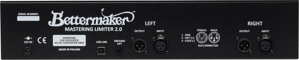 Bettermaker Mastering Limiter 2.0