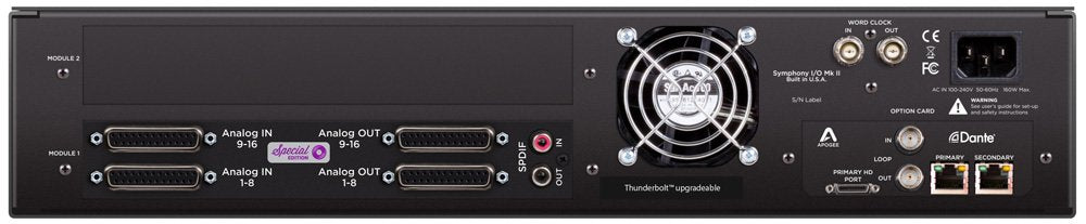 Apogee Symphony I/O MkII Dante 16x16 SE