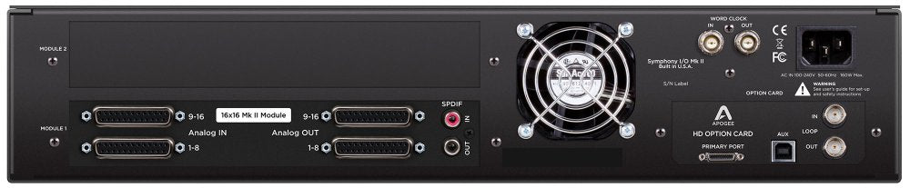 Apogee Symphony I/O MkII Pro Tools HD 16x16 SE