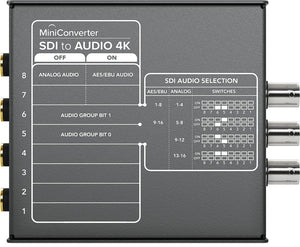 Blackmagic Design Mini Converter - SDI to Audio 4K