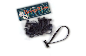 Bongo Ties Black Obsidian - 10 pack
