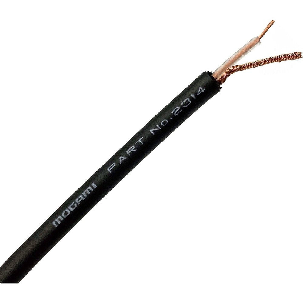 Mogami W2314 - 1c. 23awg Pro Guitar (price by spool - 656 feet)