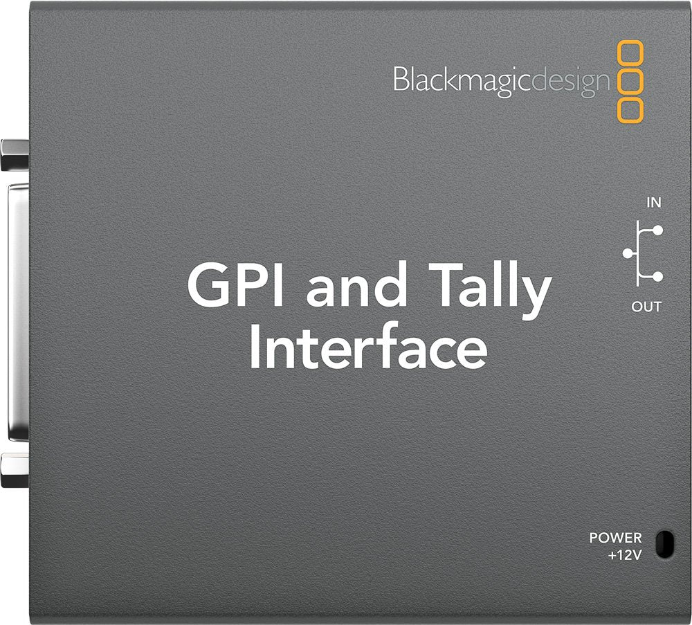 Blackmagic Design GPI and Tally Interface