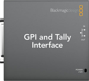 Blackmagic Design GPI and Tally Interface
