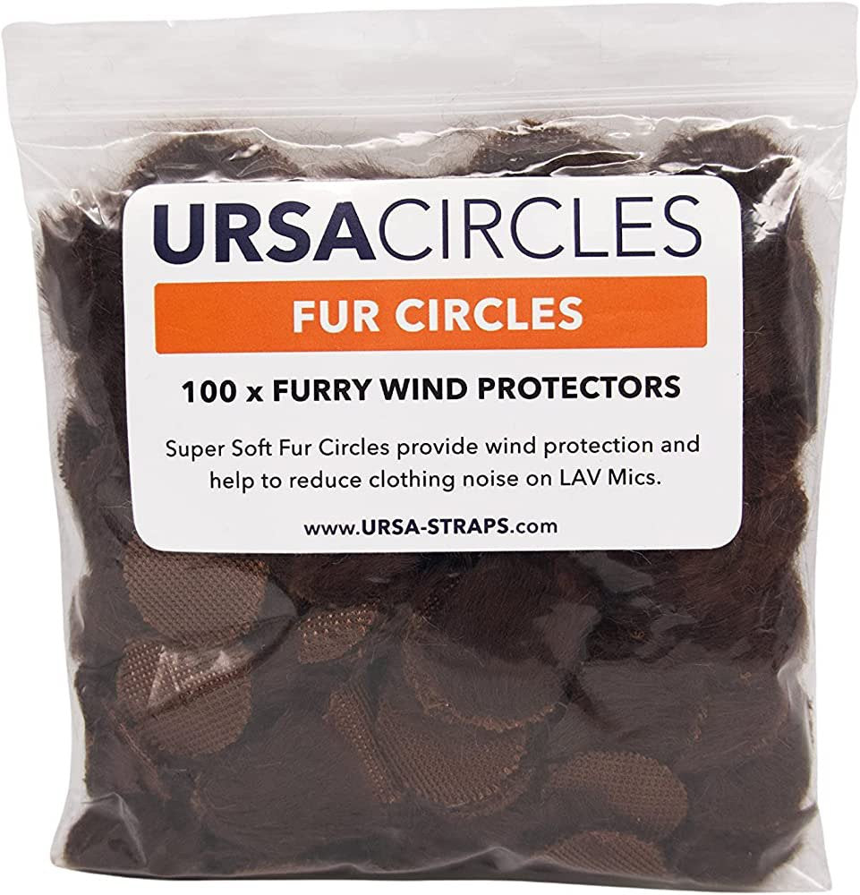 Ursa Straps 100x Fur Circles - Brown