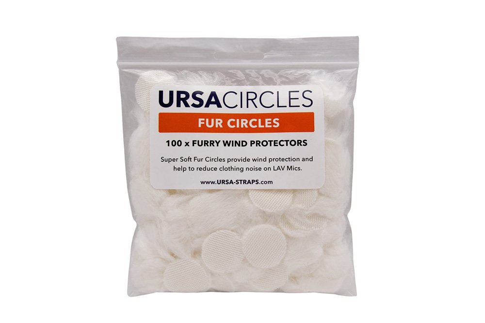 Ursa Straps 100x Fur Circles - White