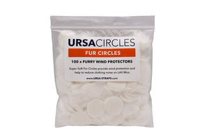 Ursa Straps 100x Fur Circles - White