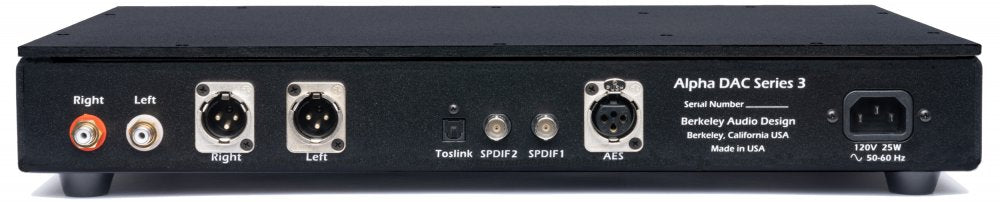 Berkeley Audio Design Alpha DAC Series 3 (Black)