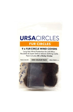 Ursa Straps 9x Fur Circles + 30x Stickies - Brown