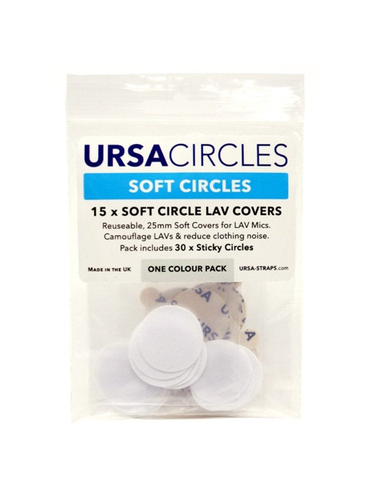 Ursa Straps 15x Soft Circles + 30x Stickies - White