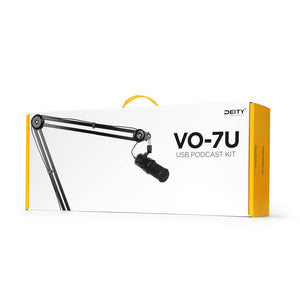 Deity Microphones VO-7U Podcast Kit - Black Edition (USB Microphone)