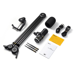 Deity Microphones VO-7U Podcast Kit - Black Edition (USB Microphone)