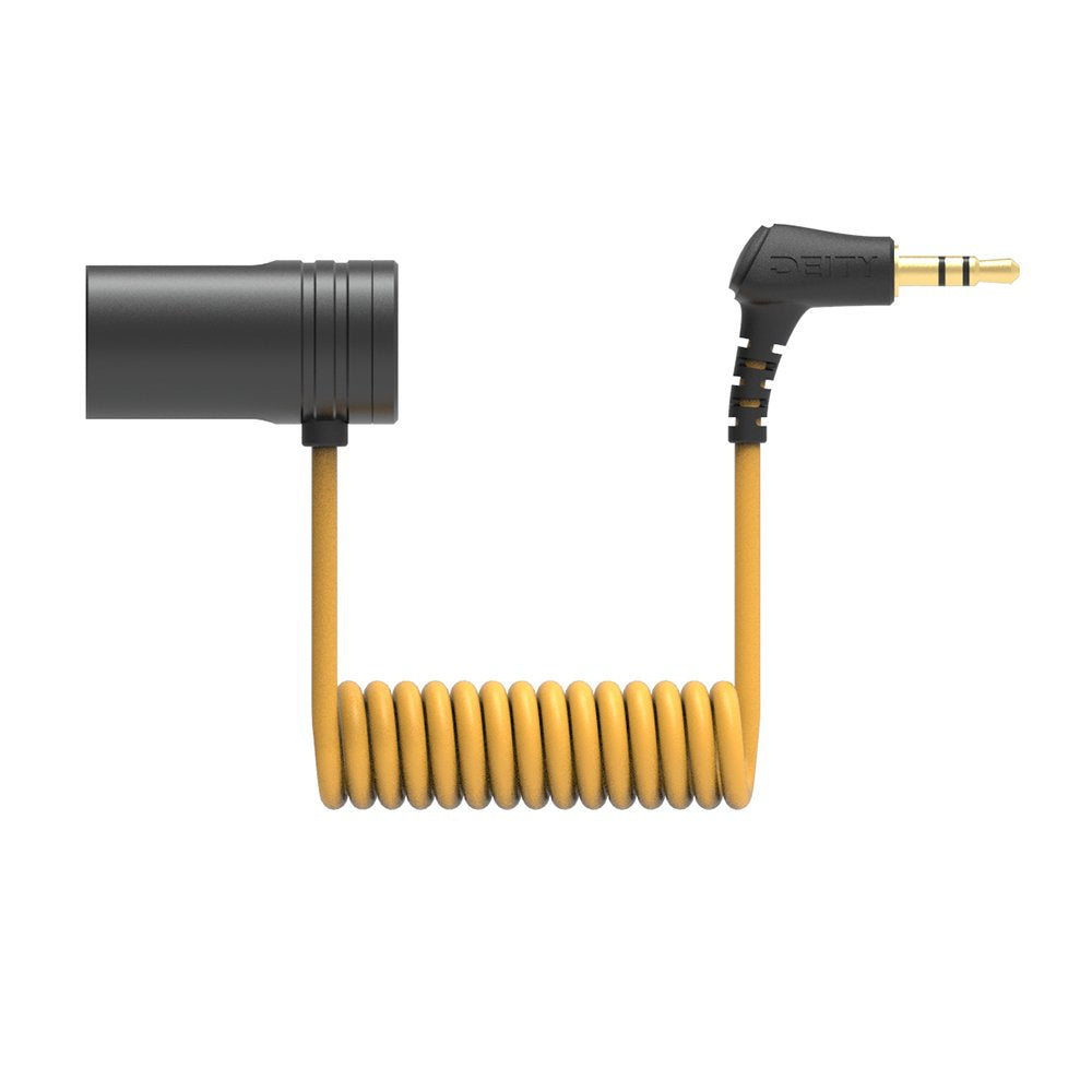 Deity Microphones V-Link - 48v to 3V 12" Coiled TRS Cable to XLR Adapter