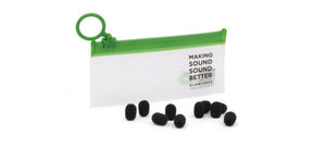Bubblebee Industries The Microphones Foam for Lavaliers - XSmall, 10 Pack (Black)