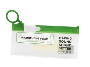 Bubblebee Industries The Microphones Foam for Lavaliers - Small, 10 Pack (White)
