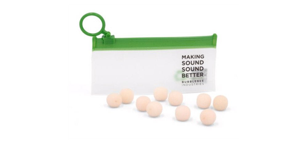 Bubblebee Industries The Microphones Foam for Lavaliers - Medium, 10 Pack (Beige)