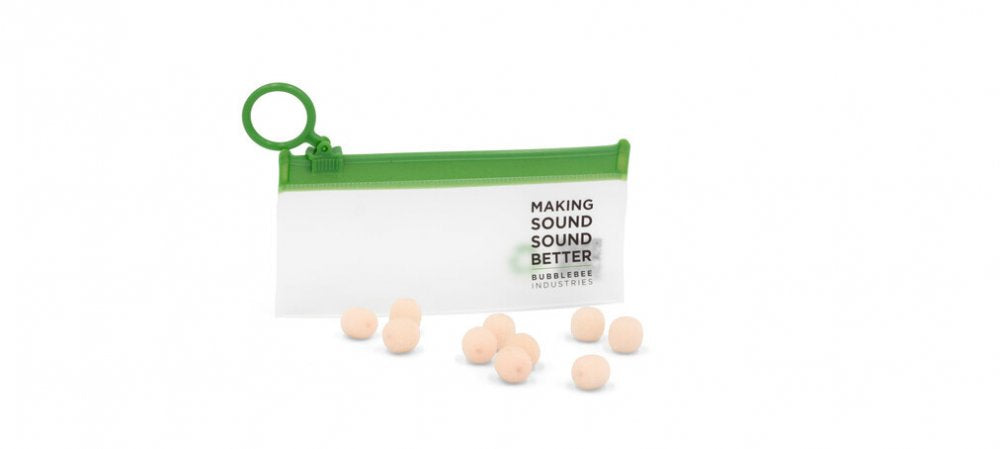 Bubblebee Industries The Microphones Foam for Lavaliers - Small, 10 Pack (Beige)