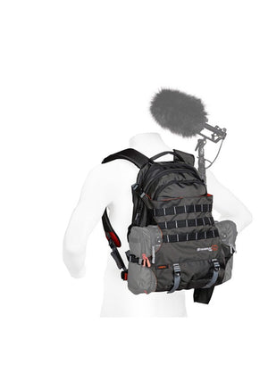 K-Tek KSBPX - Stingray BackPack X with integrated harness (orange, black)