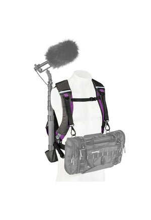 K-Tek KSBPXP - Stingray BackPack XP with integrated harness (purple, black)