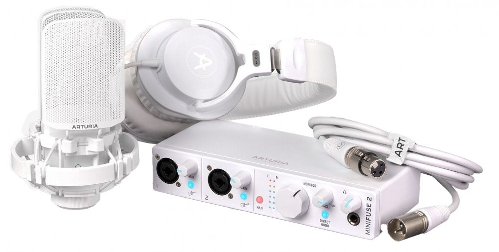 Arturia MiniFuse Recording Pack - White