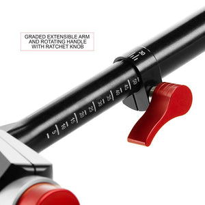 Shape Telescopic SHAPE handle Arri rosette with rod bloc and shock-resistant case