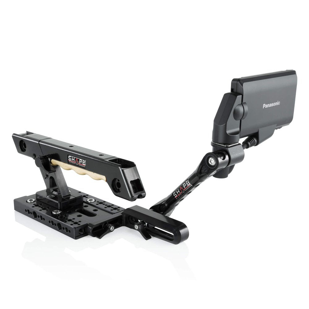 Shape Panasonic Au-EVA1 Baseplate with 15mm LW Handle EVF mount