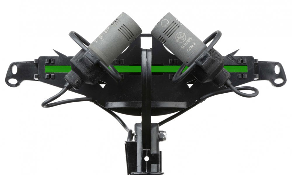 Cinela Albert windshield for three Schoeps CCM set (ORTF + center, XY)