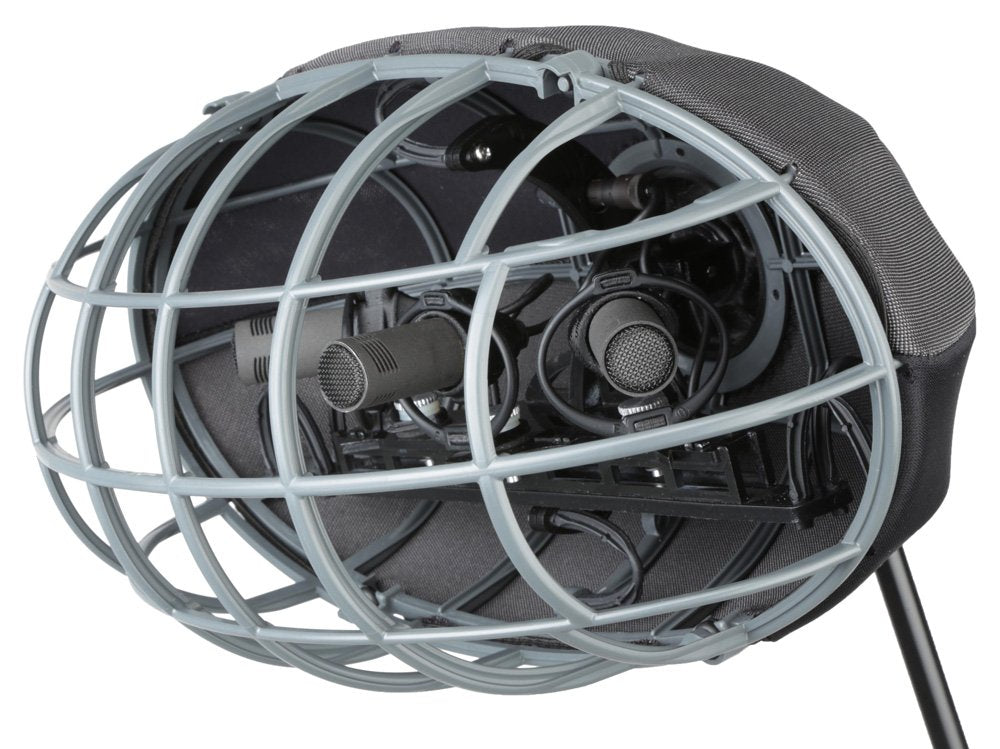 Cinela Albert windshield for 3 x Sennheiser MKH8000 pair (ORTF + center, XY)