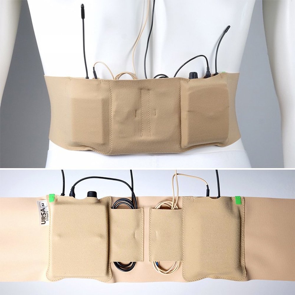 Ursa Straps Waist belt - Large w/Double Pouch (Beige)