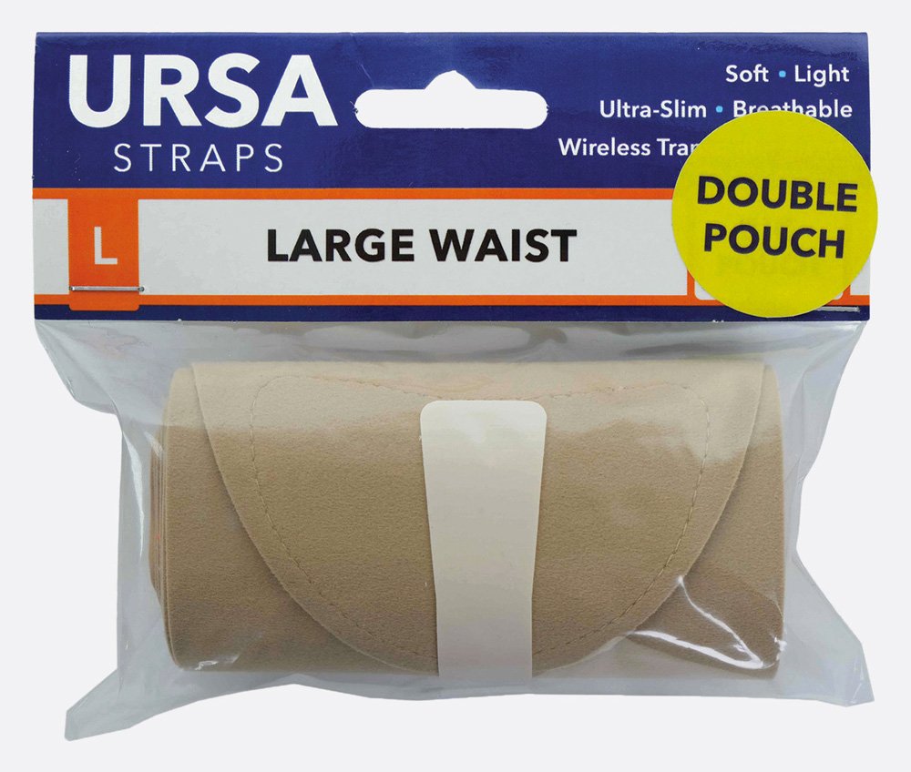Ursa Straps Waist belt - Large w/Double Pouch (Beige)