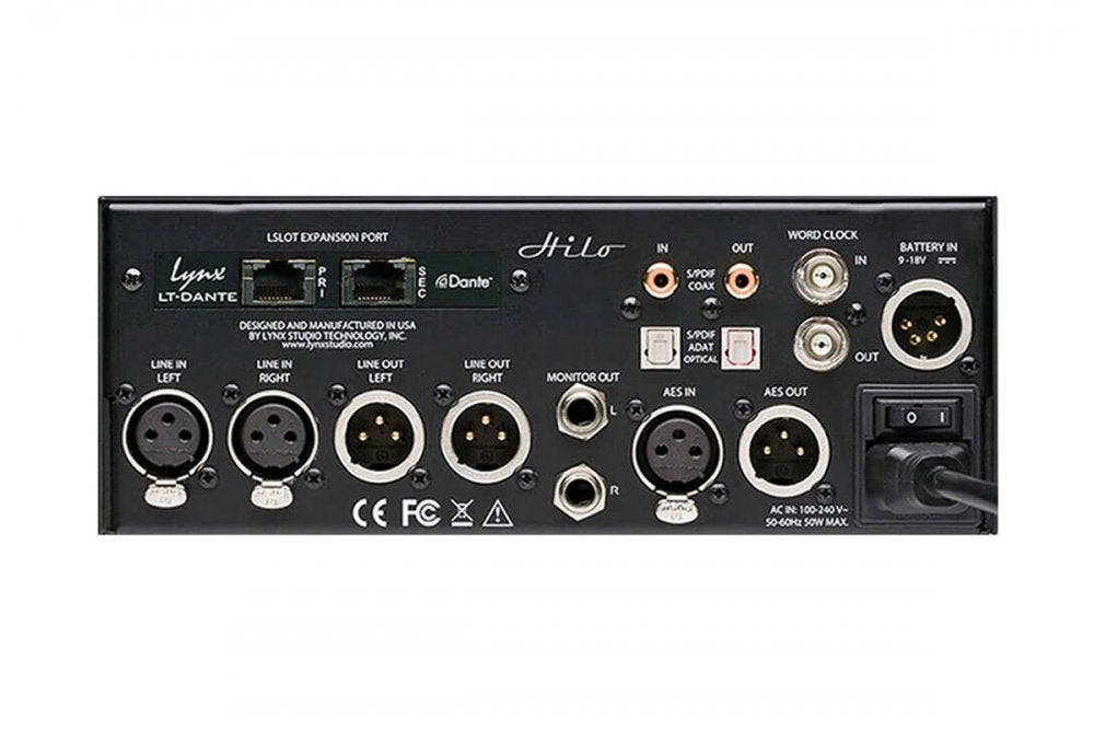 Lynx Studio Technology Hilo 2 w/ LT-Dante - Black