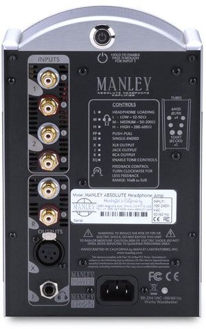 Manley Labs Absolute Headphone Amplifier - Silver