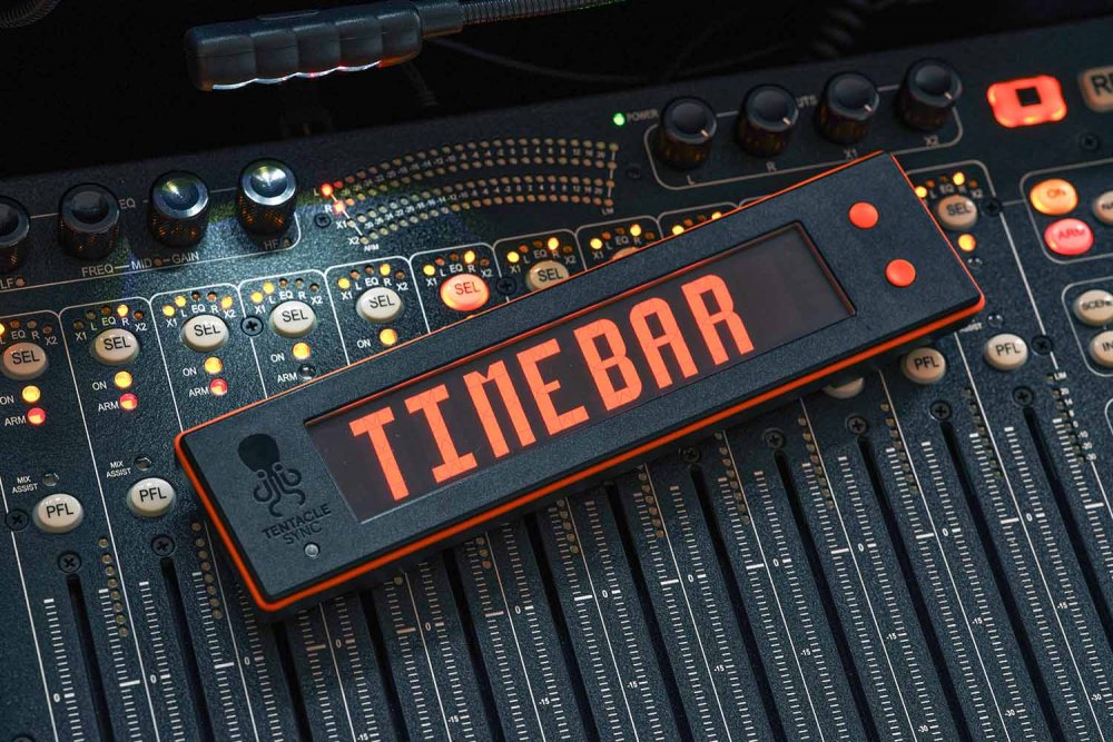 Tentacle Sync TIMEBAR - Multipurpose Timecode Display