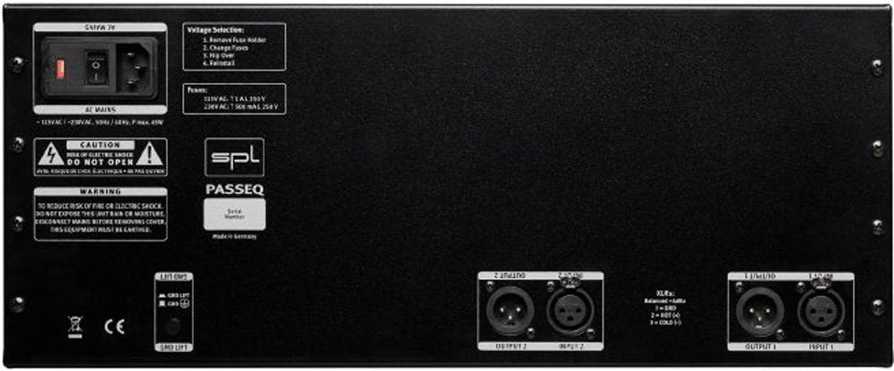 SPL Passeq Mastering Equalizer (All Black)