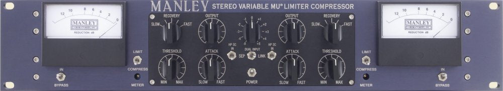 Manley Labs Variable MU Mastering with T-Bar Modification Option