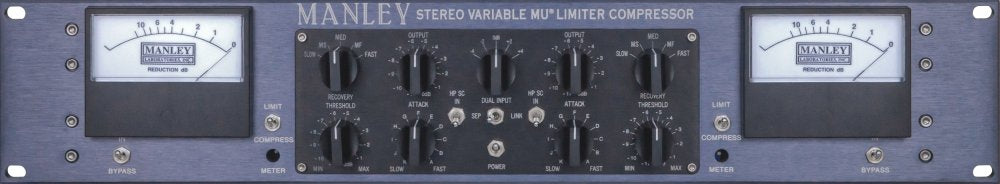 Manley Labs Variable MU Mastering with MS & T-Bar Modification Options