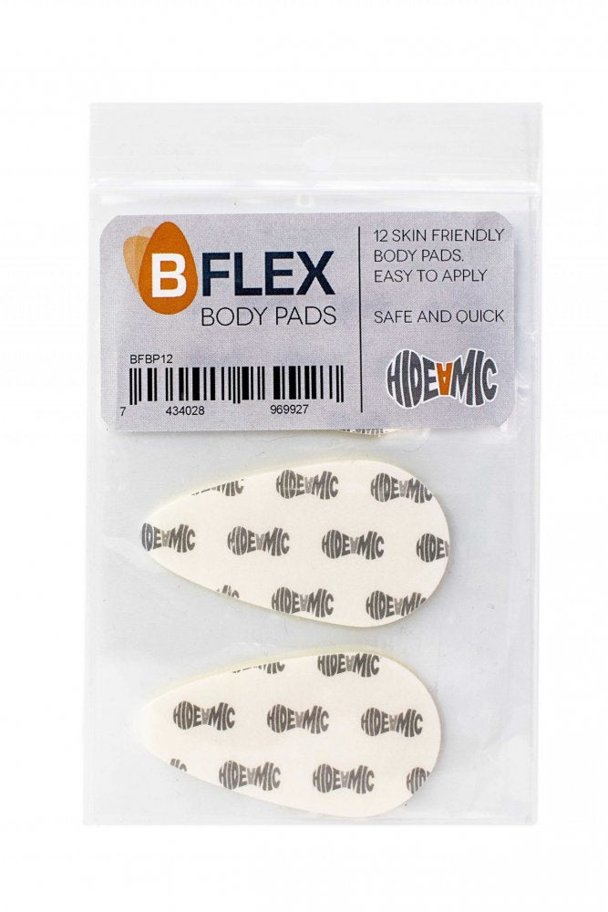 Hide-a-mic BFlex Skin Friendly Body Pads (12 pack)