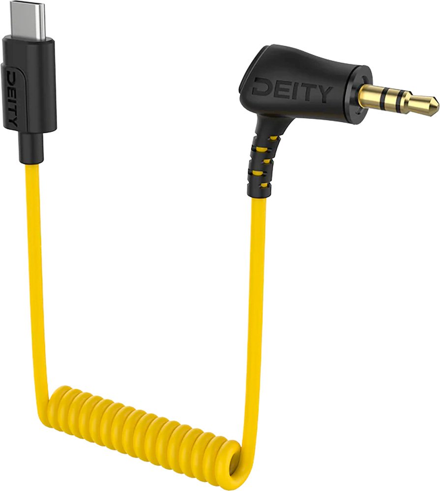 Deity Microphones C21 - 3.5mm TRS to USB-C (analog to digital cable)