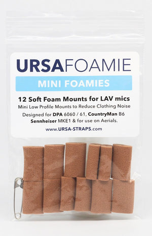 Ursa Straps Mini Foamies - 12 Pack (Brown)