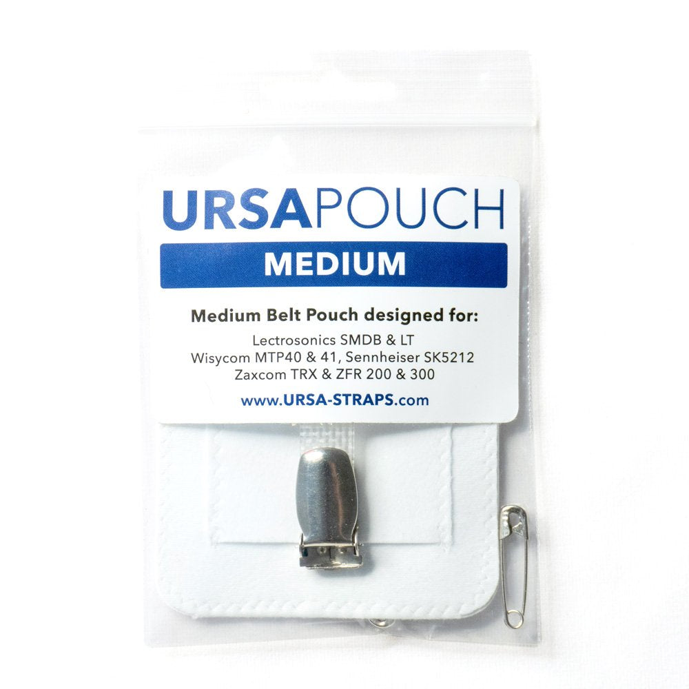 Ursa Straps Belt Pouch - Medium (White)